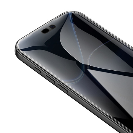 Защитное стекло для iPhone 18 Pro Max, G777 Plus, HOCO, anti-static, антишпион, черное