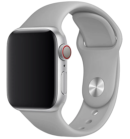 Ремешок на руку для Apple Watch 38/40/41/42 мм, HOCO, WA15, Silicon, серый