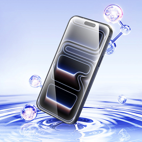 Защитное стекло для iPhone 17 Pro, A777, HOCO, HD, рамка черная