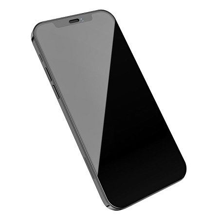Защитное стекло на iPhone 12 Pro Max (6.7) A19, HOCO, Shatterproof ultra-fine edge full screen HD tempered film, черное