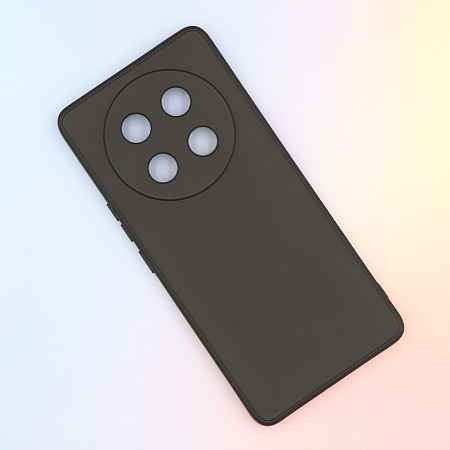 Чехол силиконовый для Honor X9C, с микрофиброй внутри, с защитой камеры, X-CASE, черный