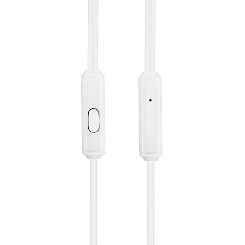Проводные наушники M14 Universal Earphone, вакуумные с микрофоном, HOCO, белые