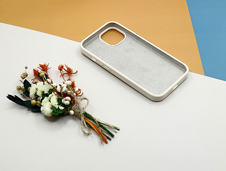 Чехол - накладка для iPhone 11, Silicon Case, без лого, слоновая кость