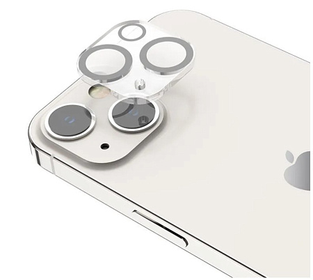 Защитное стекло на iPhone 14/14 Plus, G13, HOCO, на заднюю камеру, черное