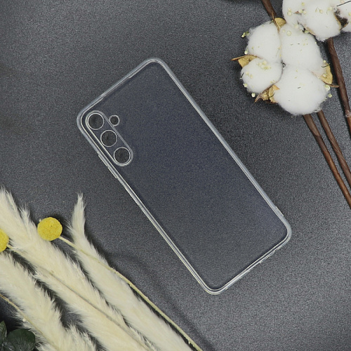 Чехол силиконовый для Samsung Galaxy A15 (4G), с защитой камеры, X-CASE, прозрачный