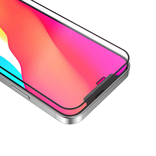 Защитное стекло на iPhone 12 Pro Max (6.7) A12 Plus, HOCO, Nano 3D full screen, черное