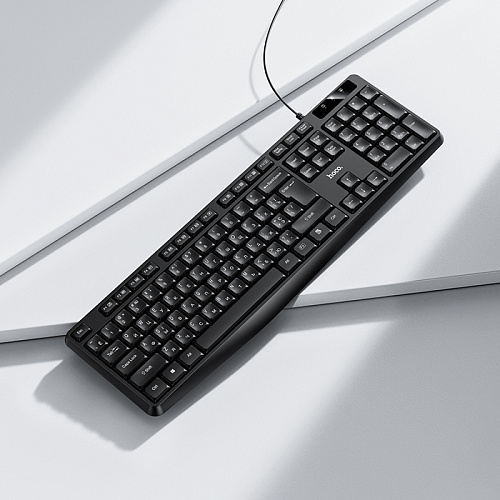 Проводная клавиатура, GM60, HOCO, русская версия, вес 400 г, черный