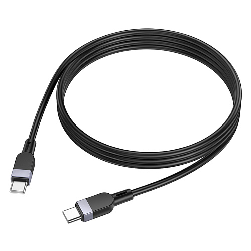 Кабель Type-C на Type-C, HOCO, X109, силиконовый, 1м, 60W, черный