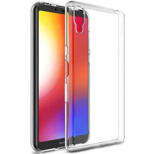 Чехол силиконовый для Sony Xperia L3, прозрачный