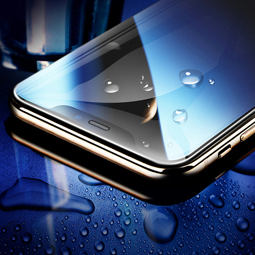 Защитное стекло на iPhone XR/11 (A34), HOCO, 9D large arc dustproof glass, черное