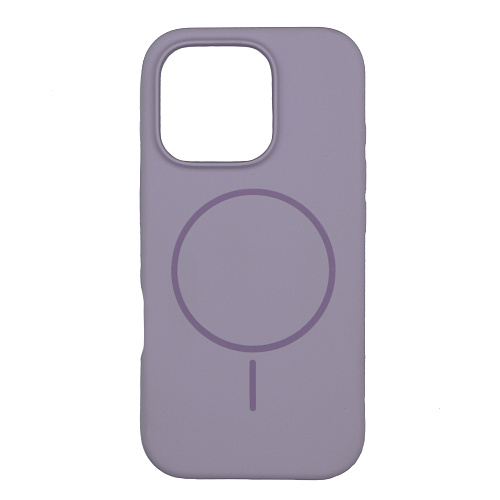 Чехол-накладка для iPhone 16 Pro Max, Silicon Case, магнитный (MagSafe), без лого, X-CASE, сиреневый