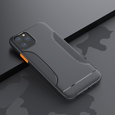 Чехол силиконовый для IPhone 11 Pro Max, Warrior Series TPU, HOCO, черный
