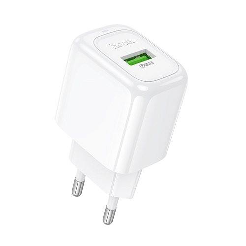 Сетевое зарядное устройство, 1 USB 3.0 QC (CS52A), HOCO, белый