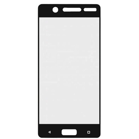 Защитное стекло на Nokia 5, 9D, черный, X-CASE