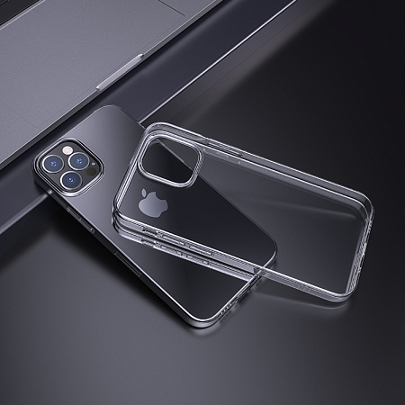 Чехол силиконовый для iPhone 14 Pro, Light series TPU, HOCO, прозрачный