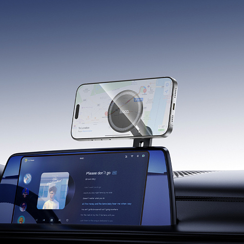 Держатель автомобильный на экран, H93, HOCO, вес: 67 г, черный