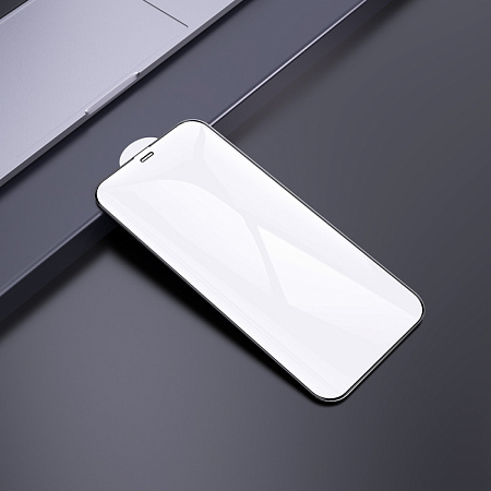 Защитное стекло на iPhone XS Max/11 Pro Max (G8), HOCO, 3D Full screen fine edge anti-fall tempered glass, черное