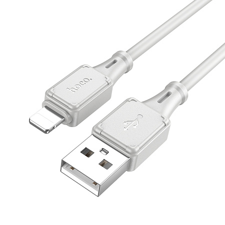 USB дата кабель Lightning, HOCO, X101, 1M, серый