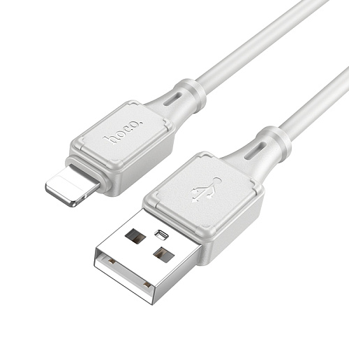 USB дата кабель Lightning, HOCO, X101, 1M, серый