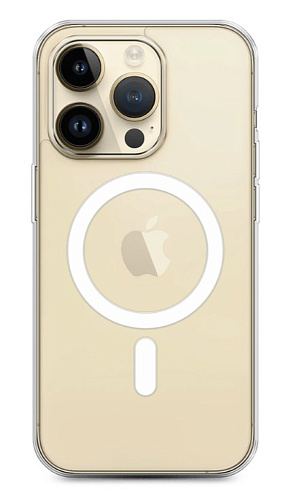 Чехол силиконовый для iPhone 13 Pro Max (6.7), Магнитный (MagSafe), X-CASE, прозрачный