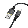 USB Кабель Type-C, HOCO, X128, 1м, черный