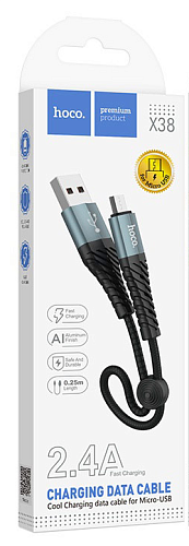 USB  Micro, HOCO, X38, 25, 