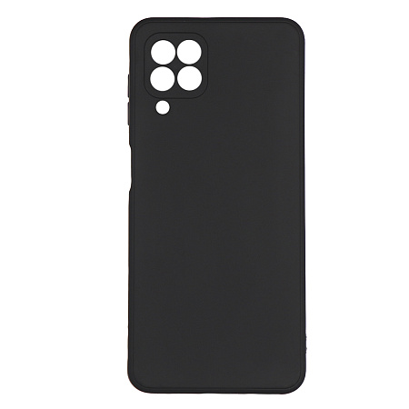 Чехол силиконовый для Samsung Galaxy A22 (4G)/M32, с микрофиброй внутри, с защитой камеры, X-CASE, черный