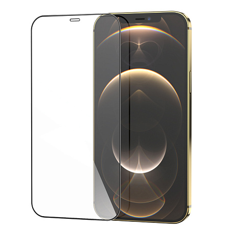 Защитное стекло на iPhone 12 (6.1)/12 Pro (6.1) G7, HOCO, Full screen HD tempered glass, черное