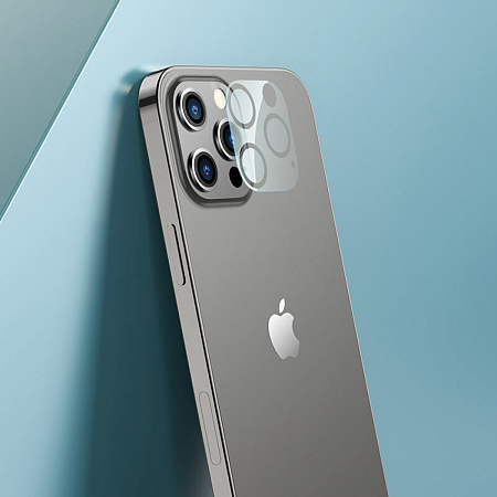 Защитное стекло на iPhone 12 Pro (6.1) V11, 2в1, HOCO, на заднюю камеру, прозрачное
