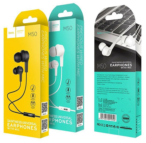   M50 Daintiness Universal Earphone, HOCO,   , 