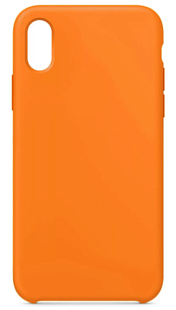 Чехол - накладка для iPhone XR, Silicon Case, оранжевый