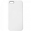 Чехол - накладка для iPhone 5/5S/5SE, Silicon Case, белый