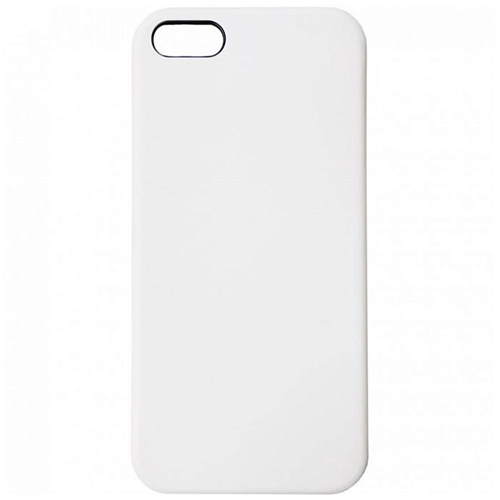 Чехол - накладка для iPhone 5/5S/5SE, Silicon Case, белый