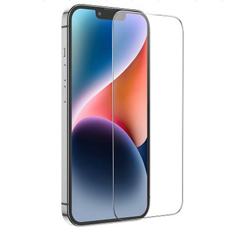 Защитное стекло для iPhone 15 Plus//16 Plus, G16, HOCO, Guardian shield series full-screen, черное