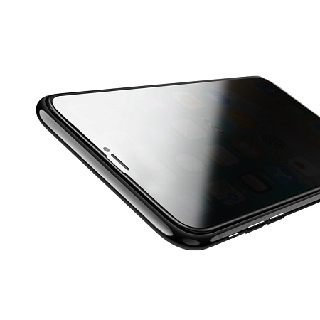 Защитное стекло на iPhone X/XS/11 Pro (G15), HOCO, Guardian shield series full-screen anti-spy, черное