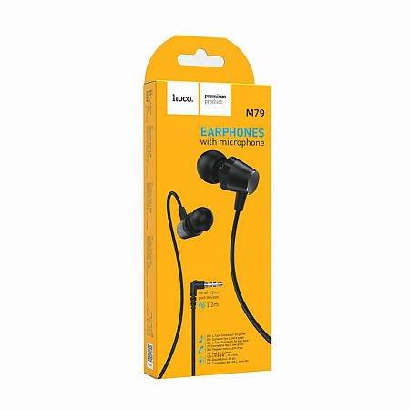   M79 Cresta universal earphones with microphone, HOCO, 