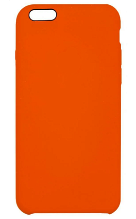 Чехол - накладка для iPhone 6/6S, Silicon Case, оранжевый