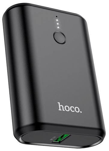 Универсальный Доп. Аккумулятор 10000mAh, Q3, HOCO, 1 PD 20W, черный