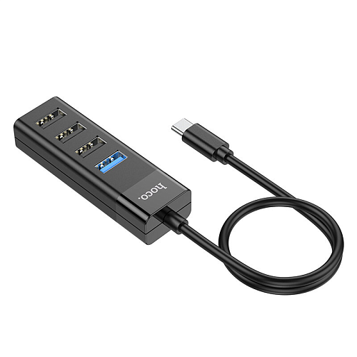 USB  (HB25) c 1 Type-C  1 USB 3.0 + 3 USB 2.0, HOCO, 