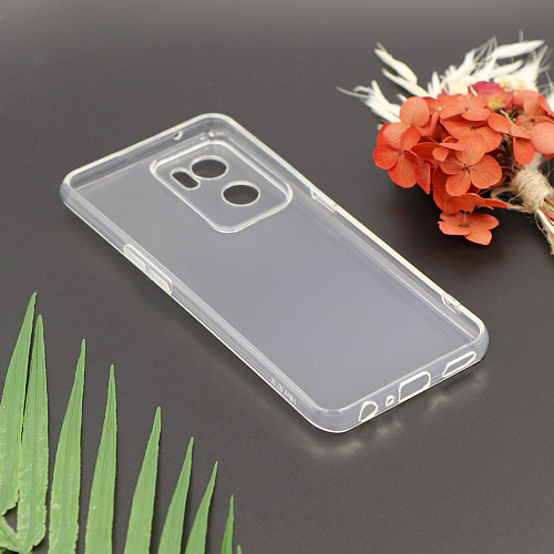 Чехол силиконовый для OnePlus Nord CE 2 (5G), с защитой камеры, X-CASE, прозрачный
