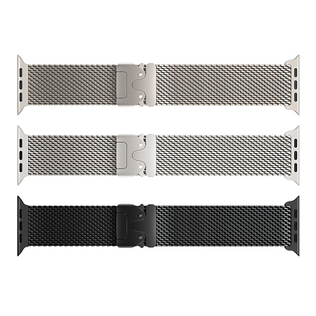 Ремешок на руку для Apple Watch 38/40/41/42 мм, HOCO, WA33, Milanese loop, застежка зонтиком, черный