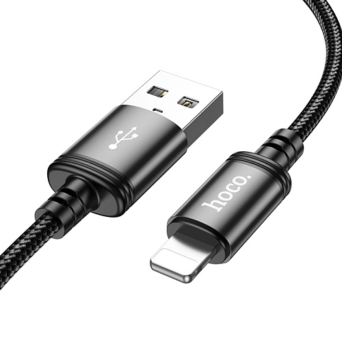USB дата кабель Lightning, HOCO, X91, 3M, черный