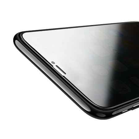 Защитное стекло на iPhone X/XS/11 Pro (G11), HOCO, Full screen HD privacy protection tempered glass, черное