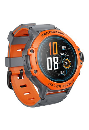 Детские смарт часы Y107, Hoco, 4G, время автономной работы 1-2 дня, оранжевый с серым