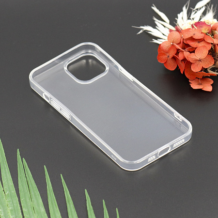 Чехол силиконовый для iPhone 15 (6.1), с защитой камеры, X-CASE, прозрачный