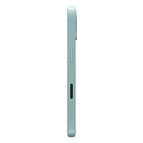Чехол-накладка для iPhone 16, глянцевый, магнитный (MagSafe), без лого, X-CASE, бирюзовый
