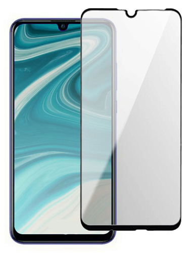 Защитное стекло на Honor 20E, 9D, черный, X-CASE