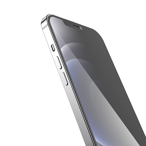 Защитное стекло на iPhone 12 (6.1)/12 Pro (6.1) G11, HOCO, Full screen HD privacy protection tempered glass, черное