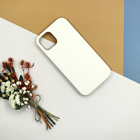 Чехол - накладка для iPhone 11, Silicon Case, без лого, слоновая кость