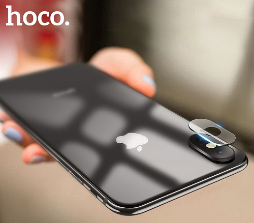 Защитное стекло на iPhone X/Xs/Xs Max (V11) 2в1, HOCO, на заднюю камеру